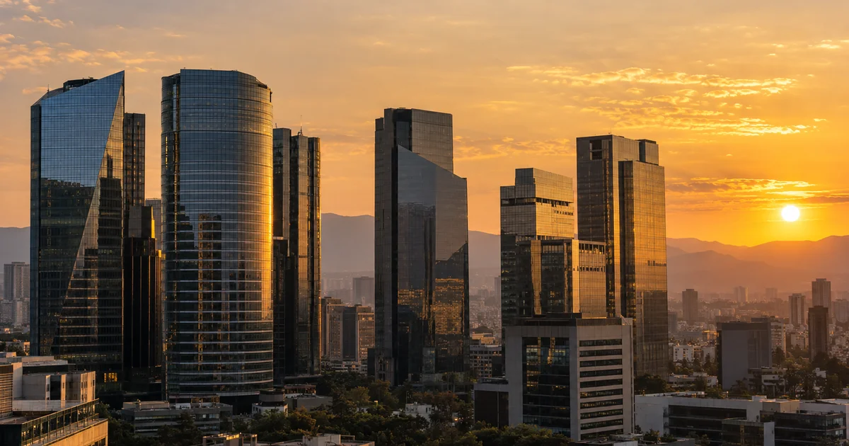 Torre corporativa de un banco en Ciudad de México