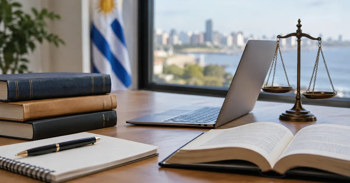 Estudiante de derecho comparando opciones de formación continua