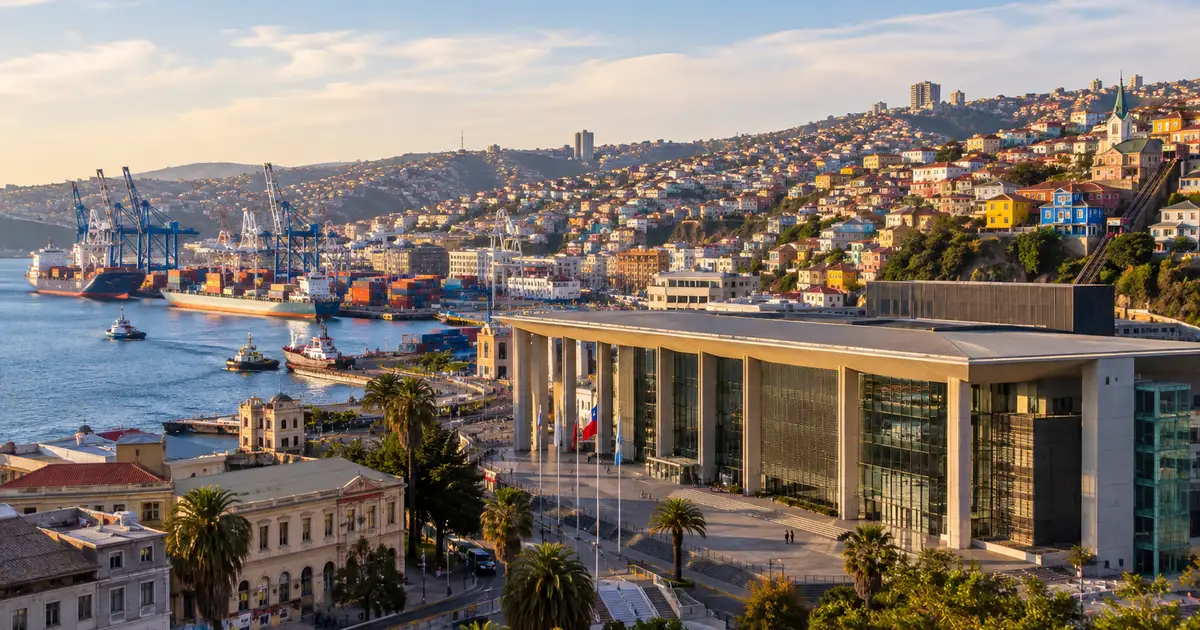 ELAT 2026 Valparaíso abogados trabajadores, vista del puerto de Valparaíso