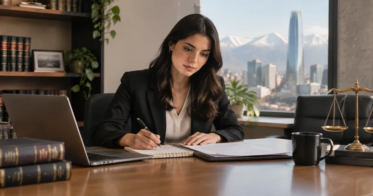 Reunión de entrevista de trabajo en una oficina de abogados