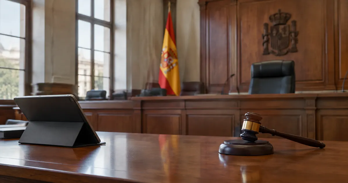 Foto editorial: inteligencia artificial en la justicia y su uso por los jueces